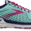 BROOKS Women's Adrenaline GTS 21 (339 - Yucca/Navy Blue/Fuchsia)