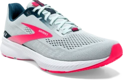 BROOKS Women's Launch 8 (110 - Ice Flow/Navy/Pink) -Brooks 120345 110 A Launch 8