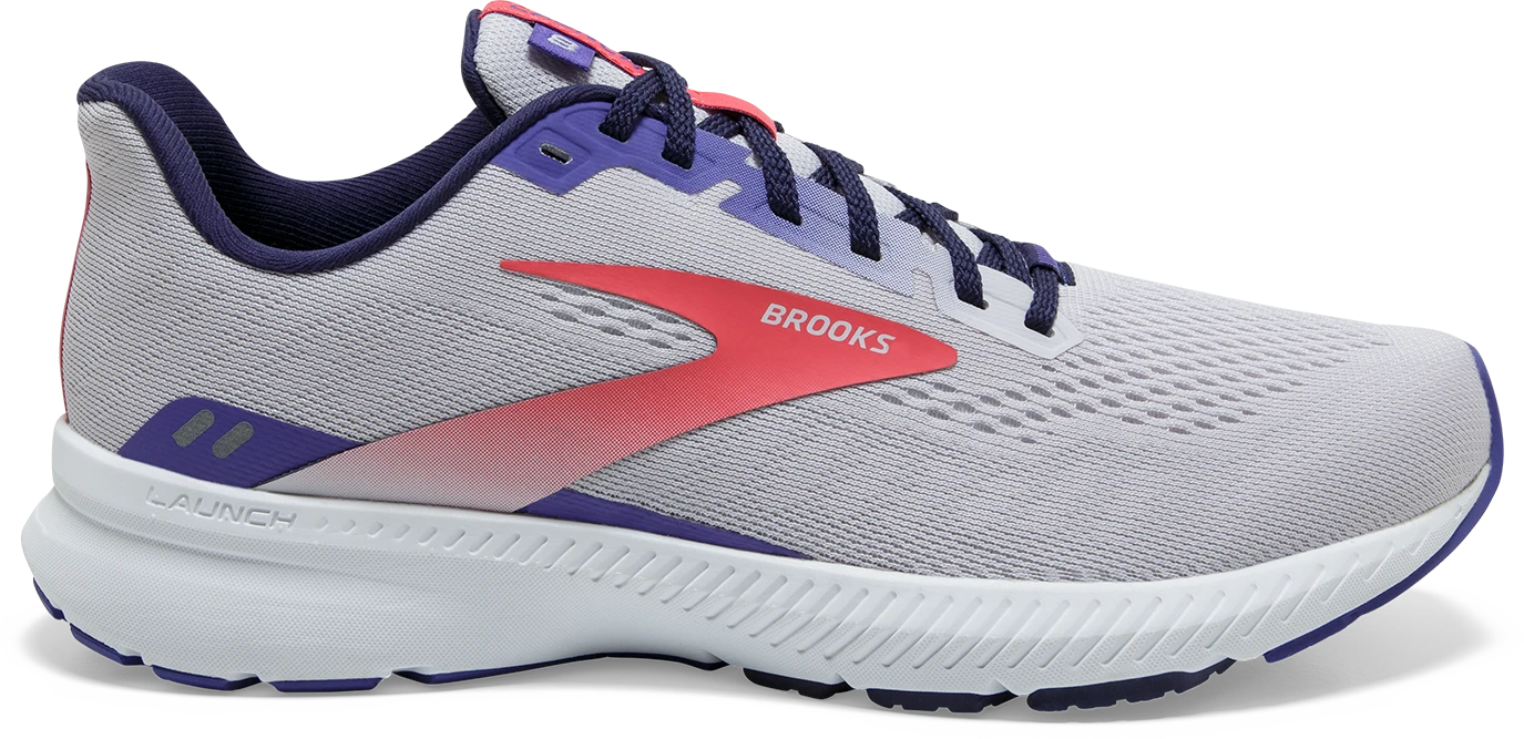 BROOKS Women's Launch 8 (520 - Lavender/Astral/Coral) 3 BROOKS Women's Launch 8 (520 - Lavender/Astral/Coral)
