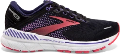 BROOKS Women's Adrenaline GTS 22 (080 - Black/Purple/Coral)