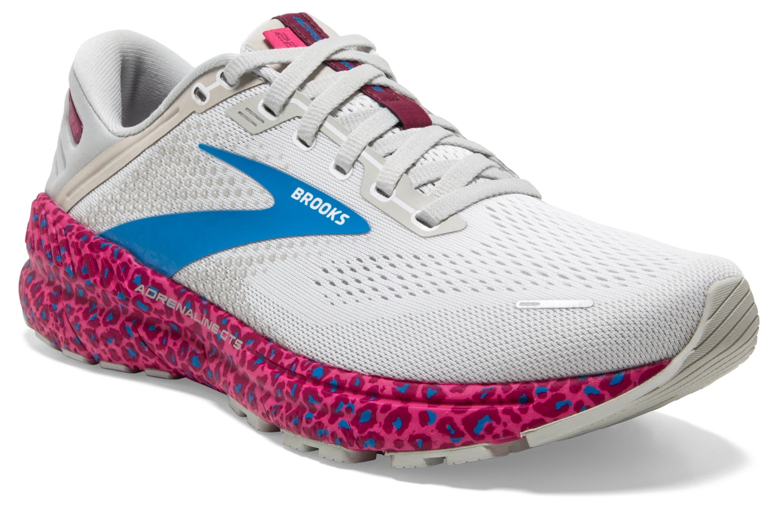 BROOKS Women's Adrenaline GTS 22 (160 - White/Oyster/Brilliant) 3 BROOKS Women's Adrenaline GTS 22 (160 - White/Oyster/Brilliant)