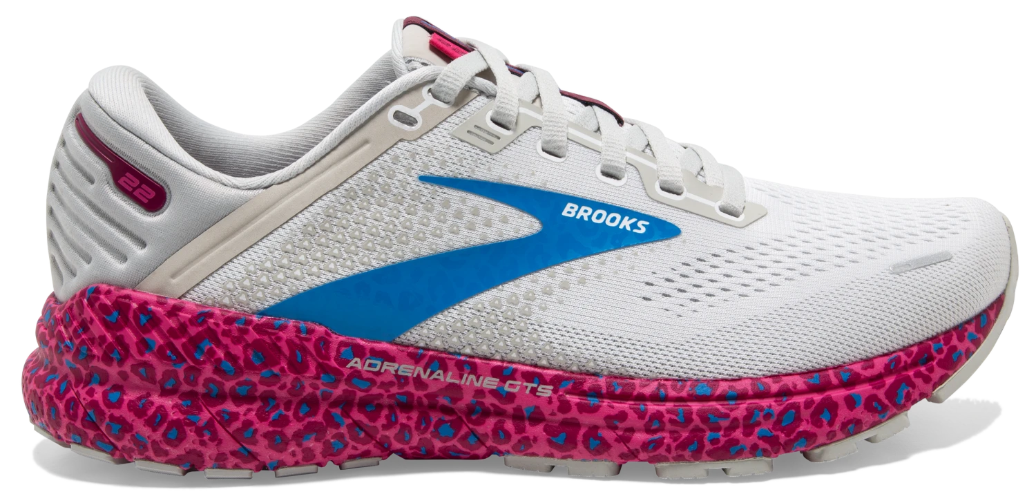 BROOKS Women's Adrenaline GTS 22 (160 - White/Oyster/Brilliant) 4 BROOKS Women's Adrenaline GTS 22 (160 - White/Oyster/Brilliant) - Image 2