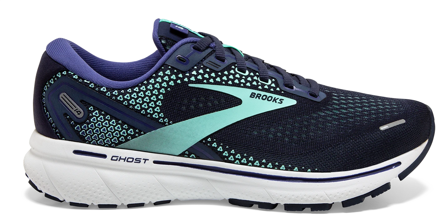 BROOKS Women's Ghost 14 (446 - Peacoat/Yucca/Navy) 3 BROOKS Women's Ghost 14 (446 - Peacoat/Yucca/Navy)
