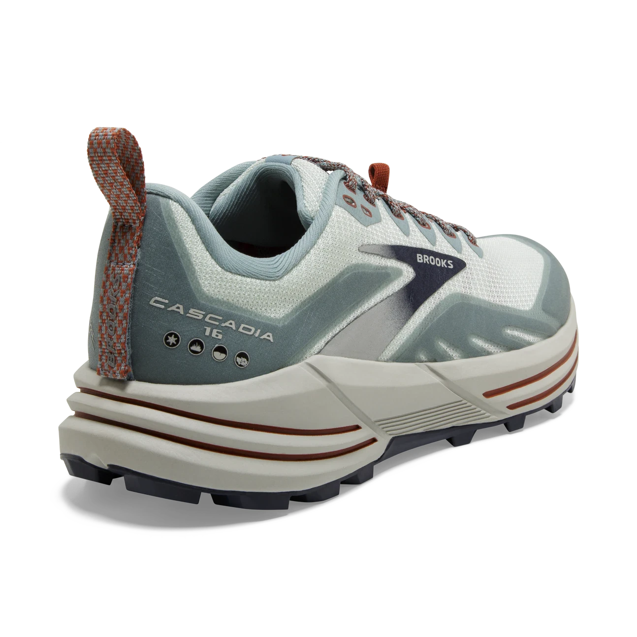 BROOKS Women's Cascadia 16 (480 - Aqua/Tourmaline/Rooibos Tea) 6 BROOKS Women's Cascadia 16 (480 - Aqua/Tourmaline/Rooibos Tea) - Image 4