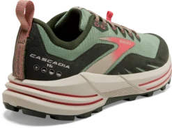 BROOKS Women's Cascadia 16 (394 - Basil/Duffel Bag/Coral) 11 BROOKS Women's Cascadia 16 (394 - Basil/Duffel Bag/Coral) -Brooks 120363 394 H Cascadia 16