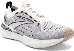 BROOKS Women’s Glycerin Stealthfit GTS 20 (163 - White/Black/Cream) -Brooks 120371 163 A Glycerin StealthFit GTS 20