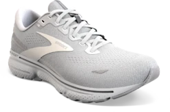 BROOKS Women's Ghost 15 WIDE (112 - Oyster/Alloy/White) -Brooks 120380 112 A Ghost 15 600e5292 8413 4d18 9632 4c38c91cd460