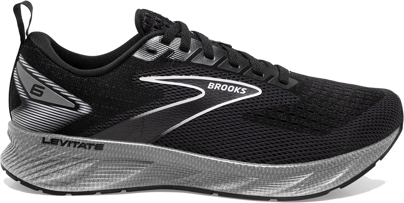 BROOKS Women's Levitate 6 (039 - Black/Blackened Pearl/White) 3 BROOKS Women's Levitate 6 (039 - Black/Blackened Pearl/White)