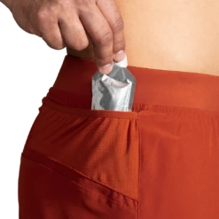 BROOKS Men's Sherpa 5" Short (644 - Red Clay) -Brooks 1384B9BD F6C6 4808 A343 C7AD003D7109