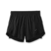 BROOKS Women's Chaser 5" 2-in-1 Short (001 - Black) -Brooks 13ADBF9C 9901 4529 A1D1 3A50CF48C451