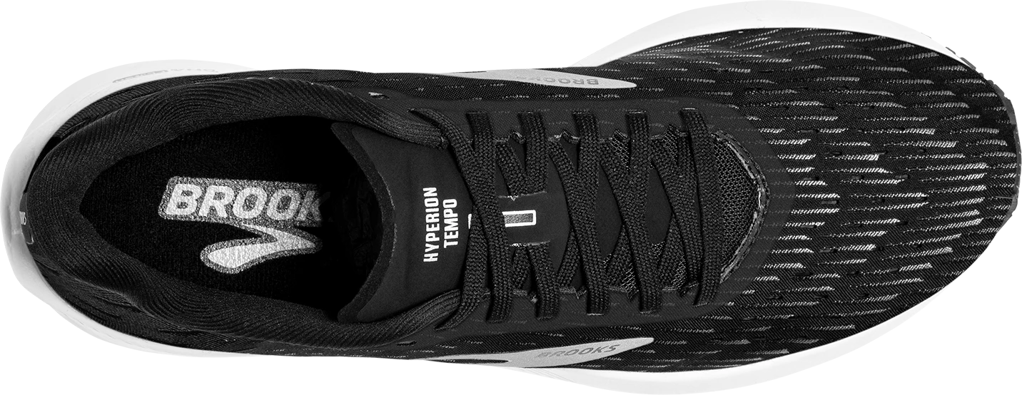 BROOKS Women's Hyperion Tempo (091 - Black/Silver/White) 6 BROOKS Women's Hyperion Tempo (091 - Black/Silver/White) - Image 4