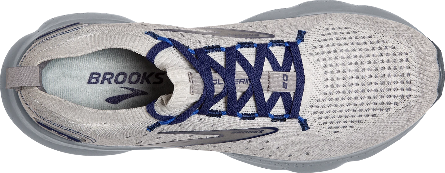 BROOKS Men’s Glycerin Stealthfit 20 (081 - Oyster/Alloy/Blue Depths) 7 BROOKS Men’s Glycerin Stealthfit 20 (081 - Oyster/Alloy/Blue Depths) - Image 5