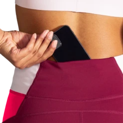 BROOKS Women's Method 8" Short Tight (633 - Razzmatazz/Quartz/Hyper Pink) -Brooks 1A43CBD8 8349 4173 B79A 095E0225CD15