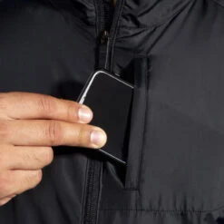 BROOKS Men’s Fusion Hybrid Jacket (001 - Black) -Brooks 211299 001 d1 fusion hybrid jacket mens running jacket