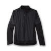 BROOKS Men’s Fusion Hybrid Jacket (001 - Black) -Brooks 211299 001 lf fusion hybrid jacket mens running jacket