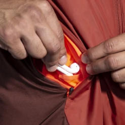 BROOKS Men’s Fusion Hybrid Jacket (681 - Copper/Run Raisin) -Brooks 211299 681 d6 fusion hybrid jacket mens running jacket