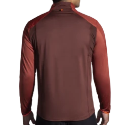 BROOKS Men’s Fusion Hybrid Jacket (681 - Copper/Run Raisin) -Brooks 211299 681 mb fusion hybrid jacket mens running jacket