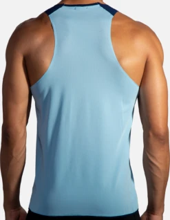 BROOKS Men's Atmosphere Singlet (492 - Pool/Navy) -Brooks 211318 492 MB Atmosphere Singlet