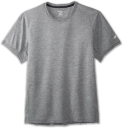 BROOKS Men's Distance Short Sleeve (080 - Heather Ash)