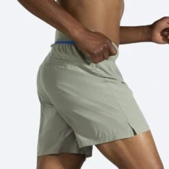 BROOKS Men's Sherpa 5" Short (074 - Shadow/Bluetiful) -Brooks 211334 074 mv sherpa 7inch mens running short