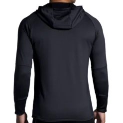 BROOKS Men's Notch Thermal Hoodie 2.0 (001 - Black) -Brooks 211402 001 mb notch thermal hoodie mens long sleeve running shirt