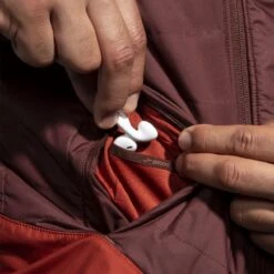 BROOKS Men's Shield Hybrid Jacket 2.0 (223 - Run Raisin/Copper) -Brooks 211415 223 d2 shield hybrid jacket mens running jacket