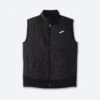BROOKS Men's Shield Hybrid Vest 2.0 (001 - Black) -Brooks 211416 001 lf shield hybrid vest 2 mens running vest