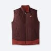 BROOKS Men's Shield Hybrid Vest 2.0 (223 - Run Raisin/Copper) -Brooks 211416 223 lf shield hybrid vest 2 mens running vest