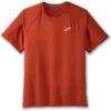 BROOKS Men's Atmosphere Short Sleeve 2.0 (644 - Red Clay) -Brooks 211455 644 LF Atmosphere Short Sleeve 2