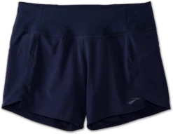 BROOKS Women's Chaser 5" Short (451 - Navy) -Brooks 221465 451 LF Chaser 5in Short