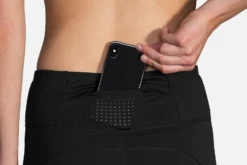 BROOKS Women's Method 1/2 Crop Tight (001 - Black) -Brooks 221477 001 D1 Method 12 Crop Tight