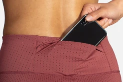 BROOKS Women's Method 1/2 Crop Tight (648 - Terracotta Print) -Brooks 221477 648 d1 Method 12 Crop Tight