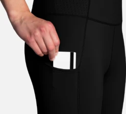 BROOKS Women's Method 7/8 Tight (001 - Black) -Brooks 221479 001 D2 Method 78 Tight