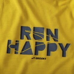 BROOKS Women's Distance Graphic Tank (395 - Golden Hour/Kinetic) -Brooks 221542 395 d1 distance graphic tank womens sleeveless running top