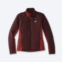 BROOKS Women's Shield Hybrid Jacket 2.0 (223 - Run Raisin/Copper)