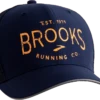 Discovery Unisex Trucker Hat (481 - Navy/Brooks Heritage) -Brooks 280424 481 la Discovery Trucker Hat