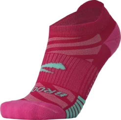 BROOKS Ghost Lite No Show Sock 2-Pack (612 - Pink/Salt & Light Grey/Salt) -Brooks 280496 612 D4 Ghost Lite No Show 2 Pack