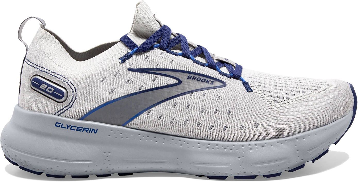 BROOKS Men’s Glycerin Stealthfit 20 (081 - Oyster/Alloy/Blue Depths) 3 BROOKS Men’s Glycerin Stealthfit 20 (081 - Oyster/Alloy/Blue Depths)