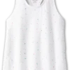 BROOKS Women's Distance Tank 2.0 (150 - White Speckle Print) -Brooks 30FA939C CADD 457D 85E8 4B6271EBC1C6