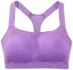 BROOKS Women’s Dare Racerback Run Bra (562 - Heliotrope)
