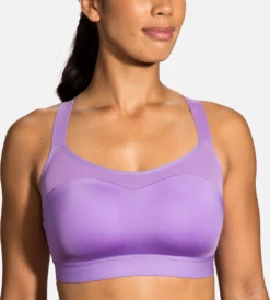 BROOKS Women’s Dare Racerback Run Bra (562 - Heliotrope) -Brooks 350073 562 MF Dare Racerback Run Bra