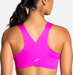 BROOKS Women’s Dare Crossback Run Bra (633 - Magenta/Heliotrope) -Brooks 350074 633 MB Dare Crossback Run Bra