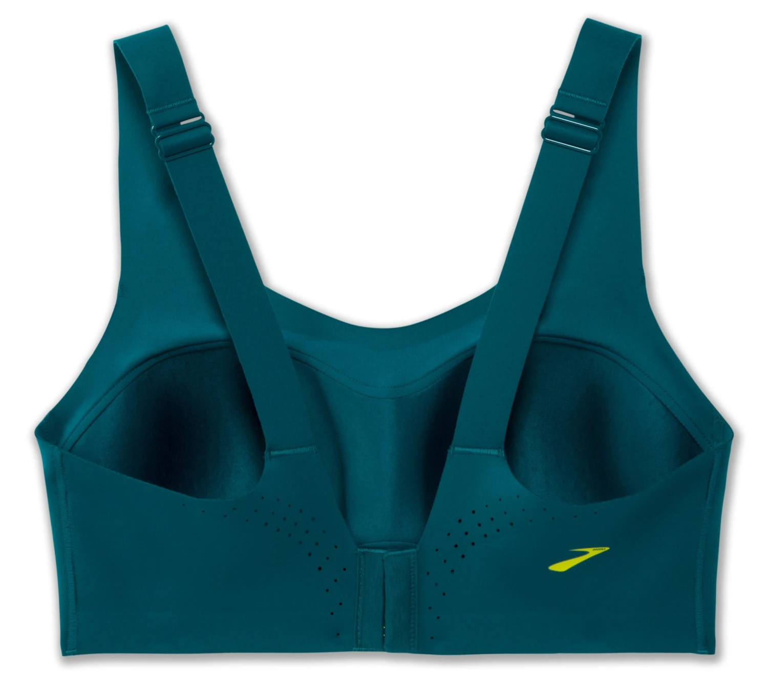BROOKS Women’s Dare Scoopback Run Bra (341 - Deep Sea/lime) 4 BROOKS Women’s Dare Scoopback Run Bra (341 - Deep Sea/lime) - Image 2
