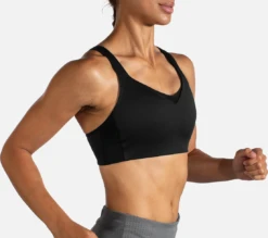 BROOKS Women's Drive Convertible Run Bra (001 - Black) -Brooks 350081 001 MV Drive Convertible Run Bra