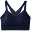 BROOKS Women's Drive Interlace Run Bra (451 - Navy) -Brooks 350082 451 LF Drive Interlace Run Bra