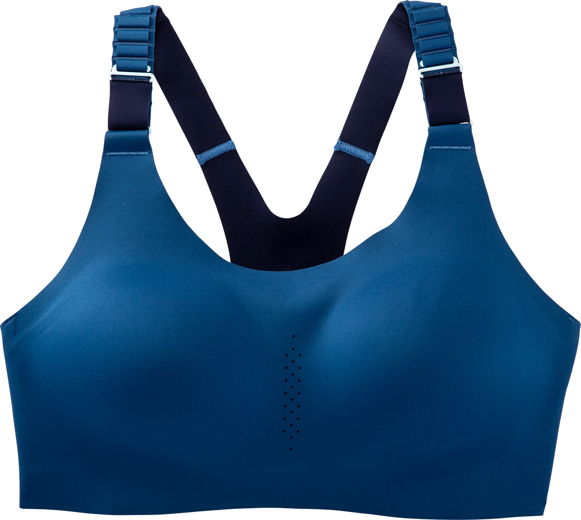 BROOKS Women's Dare Racerback Run Bra 2.0 (454 - Blue Ash/Navy) 3 BROOKS Women's Dare Racerback Run Bra 2.0 (454 - Blue Ash/Navy)