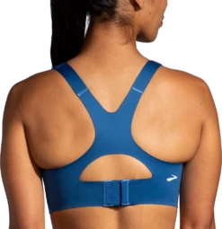 BROOKS Women's Dare Racerback Run Bra 2.0 (454 - Blue Ash/Navy) 8 BROOKS Women's Dare Racerback Run Bra 2.0 (454 - Blue Ash/Navy) -Brooks 350085 454 MB Dare Racerback Run Bra 2