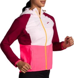 BROOKS Women's Canopy Jacket (633 - Razzmatazz/Quartz/Hyper Pink) -Brooks 40746885 5BF5 45CA ACB9 62EDBBF3DA24