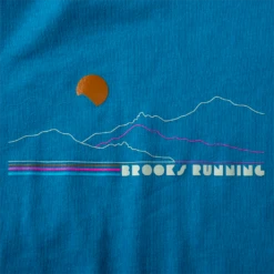 Women's Distance Short Sleeve 2.0 (487 - Pacific/Brooks Mountain Run) -Brooks 4AF155A2 3523 492B B93E C3DBDEFA8F58