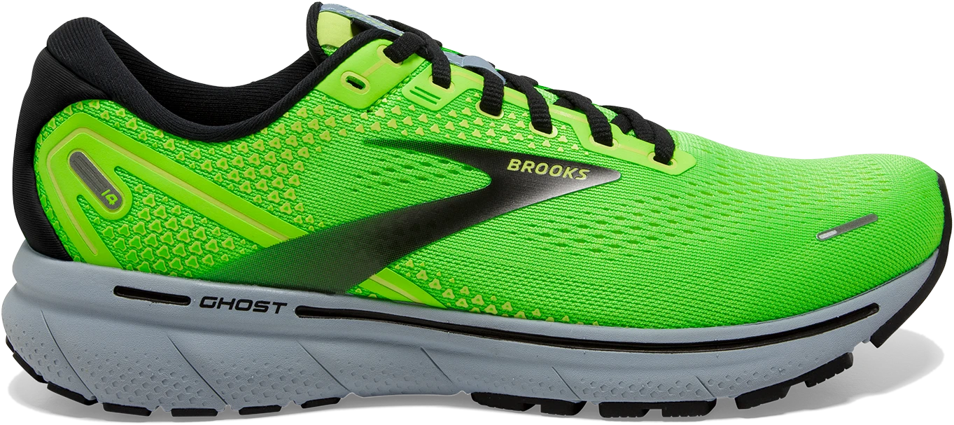 BROOKS Men's Ghost 14 (310 - Green Gecko/Blue/Black) 3 BROOKS Men's Ghost 14 (310 - Green Gecko/Blue/Black)